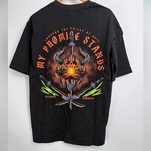 ALLEGORY House Clothing T-shirt Sz M My Promise Stands Valley Of Hell New
